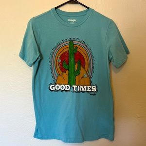 Wrangler Women’s “Good Times” Cactus Graphic T-Shirt